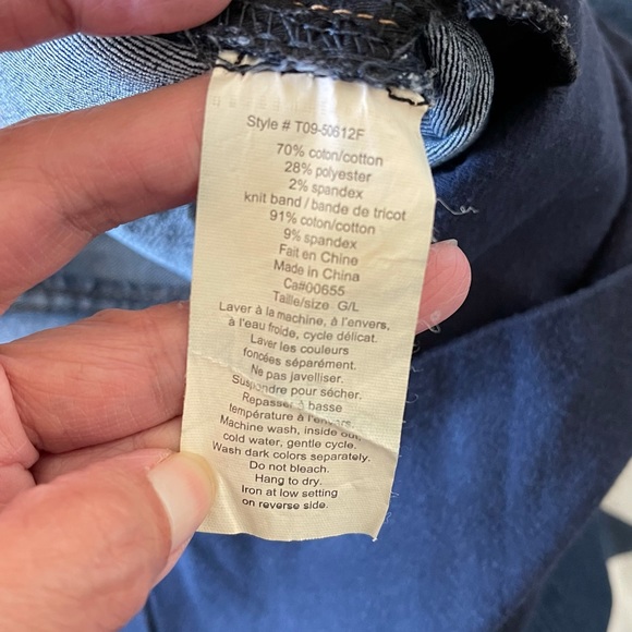 🌈3/$40 Thyme Maternity Boot-cut Jeans L - Picture 7 of 7